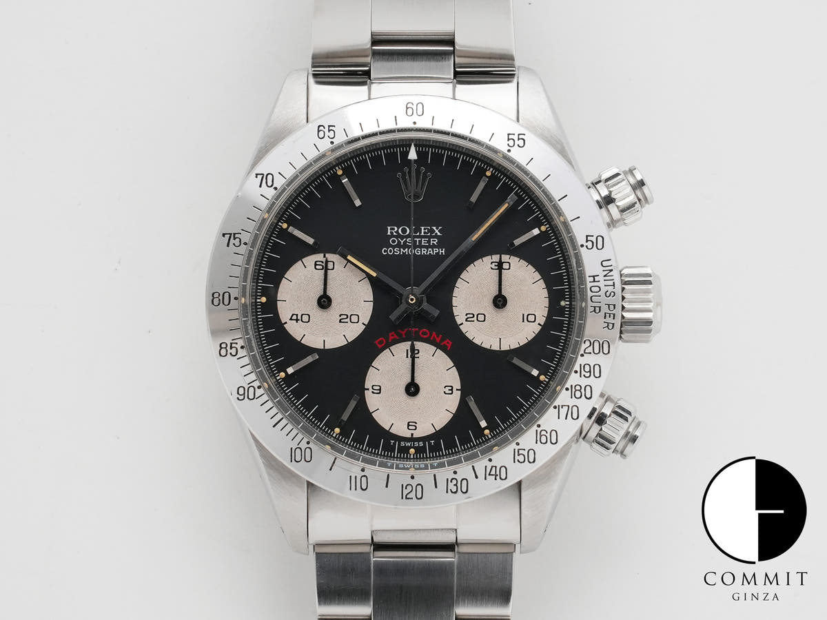 Rolex Daytona Ref. 6265 Stainless Steel Black Dial Pre-owned 8iarjaqz