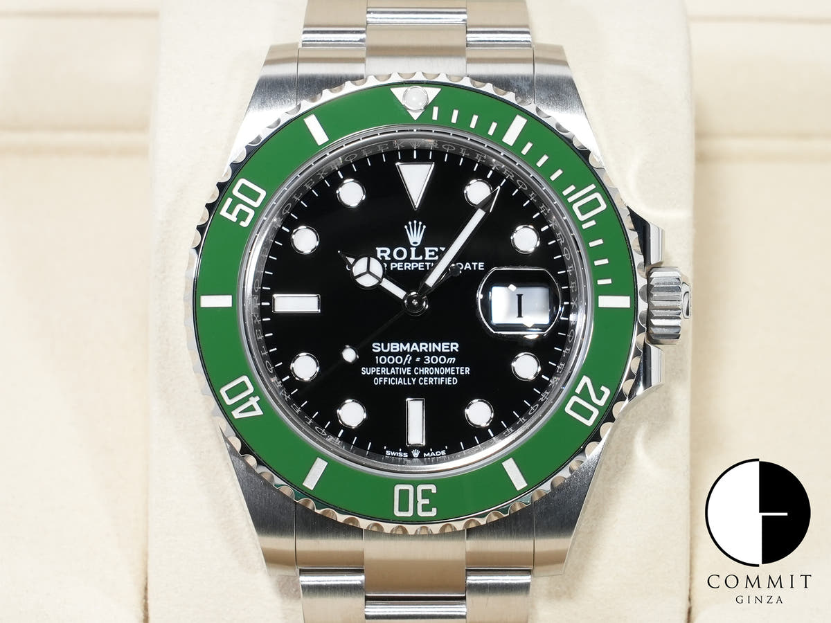 ロレックス サブマリーナー デイト Ref.126610LV ステンレススチール ブラック文字盤 未使用 9675xdqu