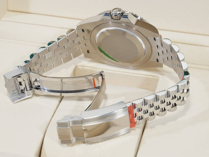 Rolex GMT-Master II Ref. 126710GRNR Stainless Steel with Black Dial and Jubilee Bracelet (Unused) km88rfby