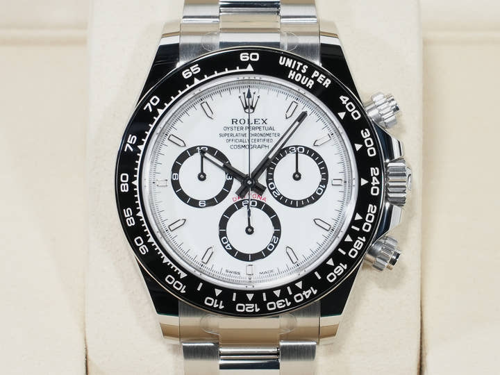 ロレックス デイトナ Ref.126500LN ステンレススチール ホワイト文字盤 未使用 awpz7663