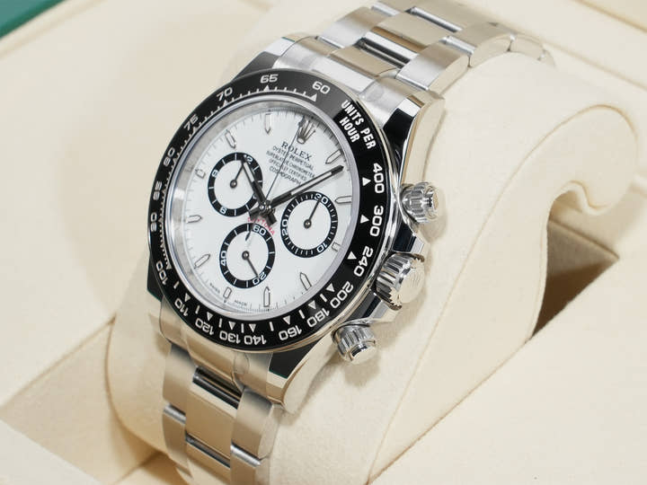 ロレックス デイトナ Ref.126500LN ステンレススチール ホワイト文字盤 未使用 awpz7663