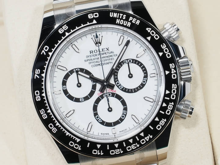 ロレックス デイトナ Ref.126500LN ステンレススチール ホワイト文字盤 未使用 awpz7663