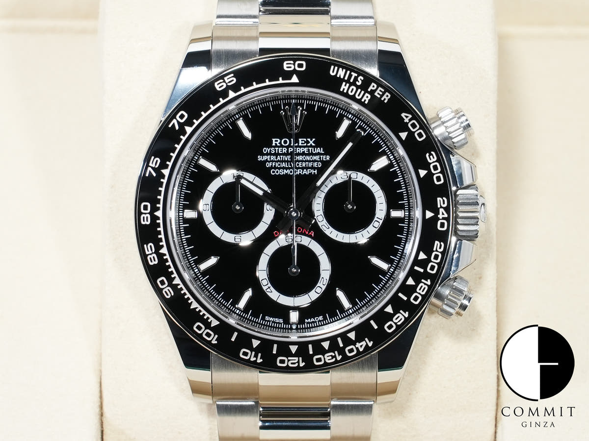 ロレックス デイトナ Ref.126500LN ステンレススチール ブラック文字盤 未使用 69tca6cy