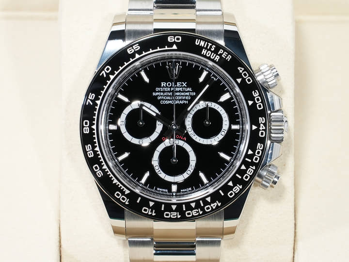 ロレックス デイトナ Ref.126500LN ステンレススチール ブラック文字盤 未使用 69tca6cy