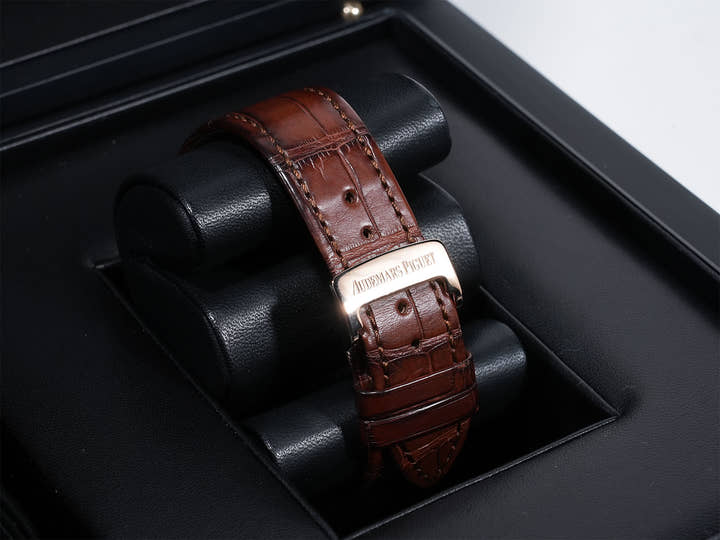 オーデマピゲ ジュール オーデマ パーペチュアルカレンダー Ref.26391OR.OO.D088CR.01 ピンクゴールド ホワイトエナメル文字盤 美品 2ky5roux