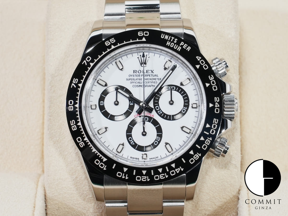 ロレックス デイトナ Ref.116500LN ステンレススチール ホワイト文字盤 美品 j5kpi2mv