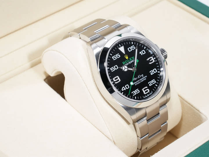 ロレックス エアキング Ref.126900 ステンレススチール ブラック文字盤 オイスターブレスレット 美品 vokhqpvp