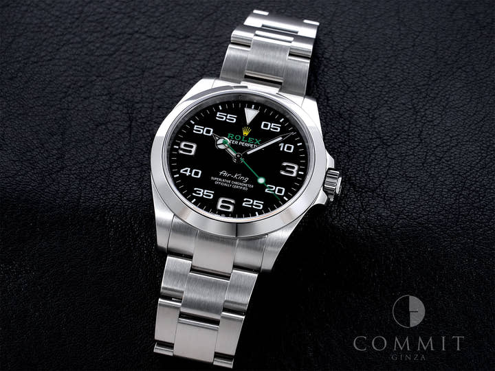 ロレックス エアキング Ref.126900 ステンレススチール ブラック文字盤 オイスターブレスレット 美品 vokhqpvp