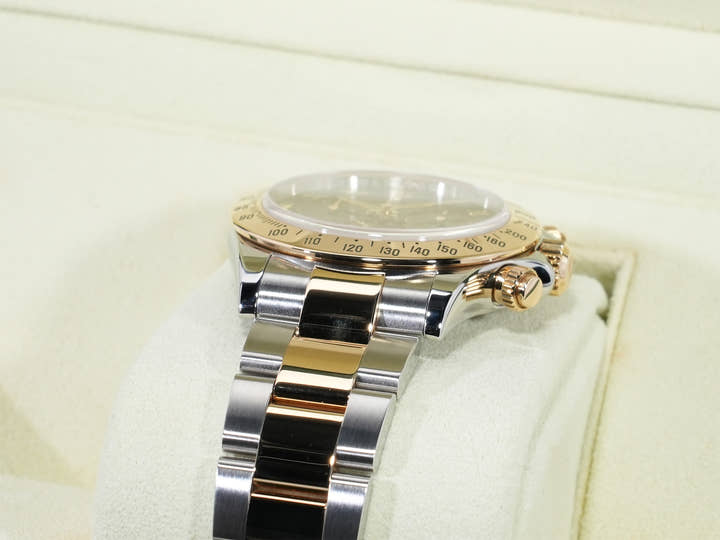 ロレックス デイトナ Ref.116523NR ステンレススチール/イエローゴールド ブラックシェル文字盤 美品 iygj4we9