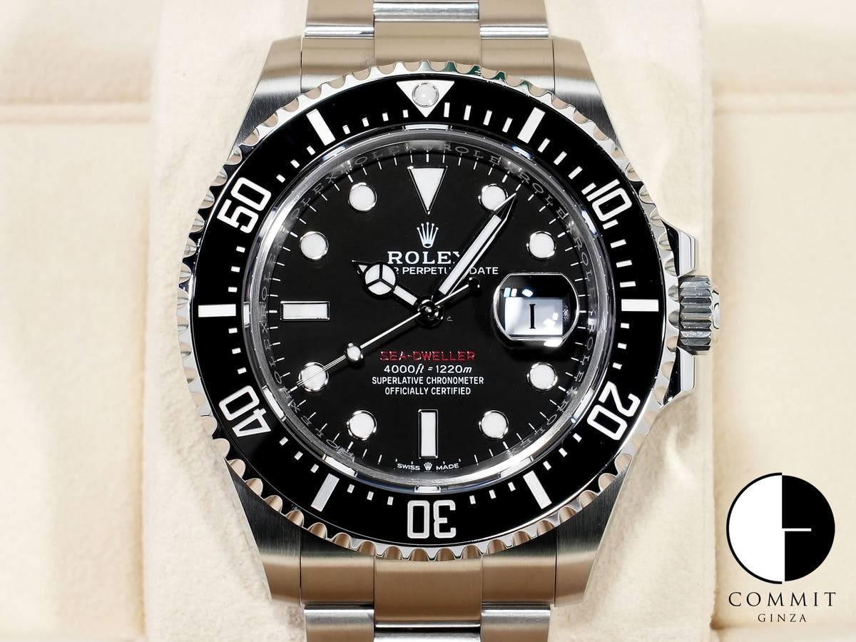 ロレックス シードゥエラー Ref.126600 ステンレススチール ブラック文字盤 美中古 fqgfr7fa
