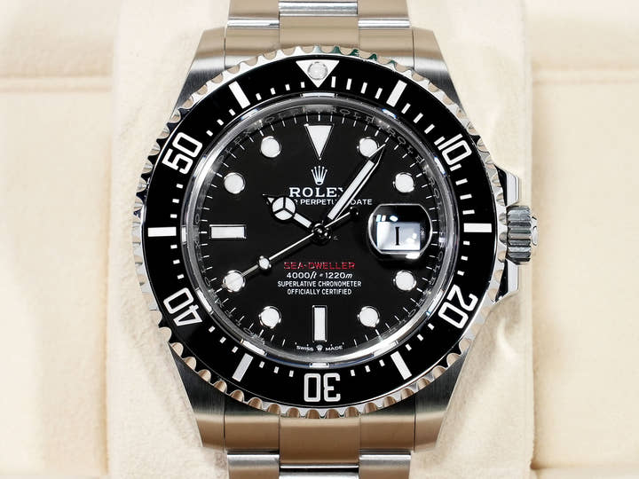 ロレックス シードゥエラー Ref.126600 ステンレススチール ブラック文字盤 美中古 fqgfr7fa