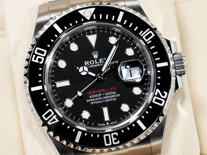 ロレックス シードゥエラー Ref.126600 ステンレススチール ブラック文字盤 美中古 fqgfr7fa