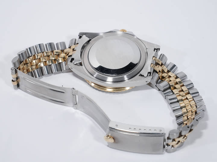 ロレックス GMTマスター Ref.1675/3 ステンレススチール/イエローゴールド ブラック文字盤 ジュビリーブレスレット 中古 vob64zb2