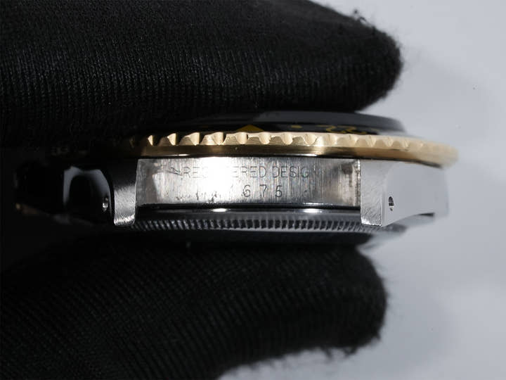 ロレックス GMTマスター Ref.1675/3 ステンレススチール/イエローゴールド ブラック文字盤 ジュビリーブレスレット 中古 vob64zb2