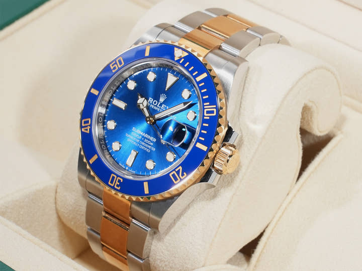 ロレックス サブマリーナー デイト Ref.126613LB ステンレススチール/イエローゴールド ブルー文字盤 中古 jec6xs9k