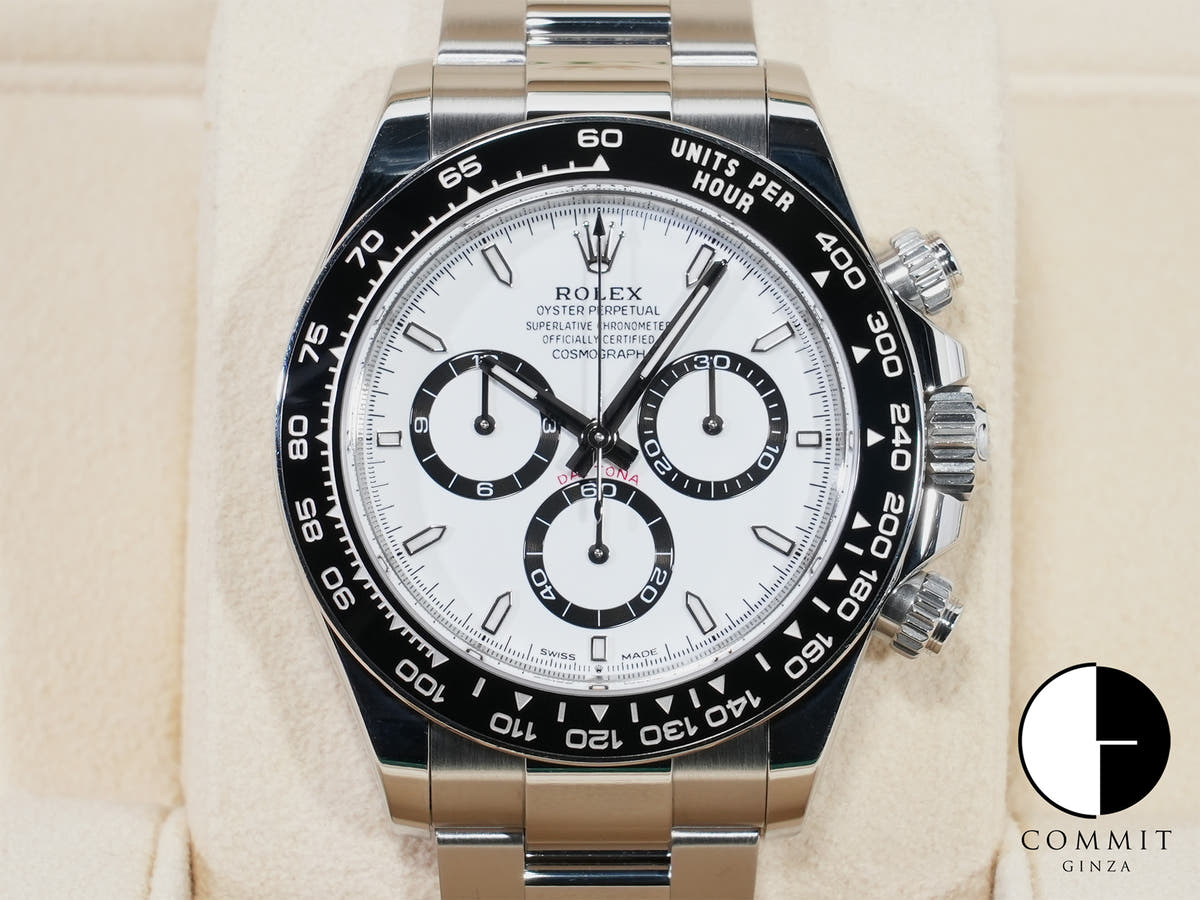 ロレックス デイトナ Ref.126500LN ステンレススチール ホワイト文字盤 中古 izrm3hoa