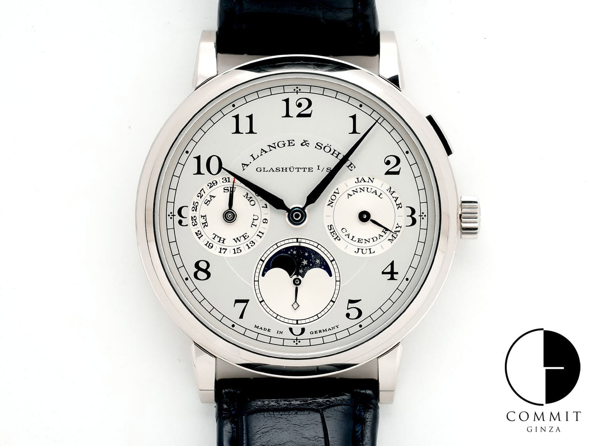 A. Lange & Söhne 1815 Annual Calendar Ref. 238.026 White Gold Silver Dial Pre-owned w7z8zs8z