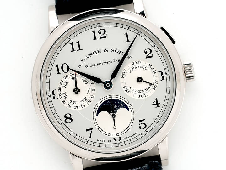 A. Lange & Söhne 1815 Annual Calendar Ref. 238.026 White Gold Silver Dial Pre-owned w7z8zs8z