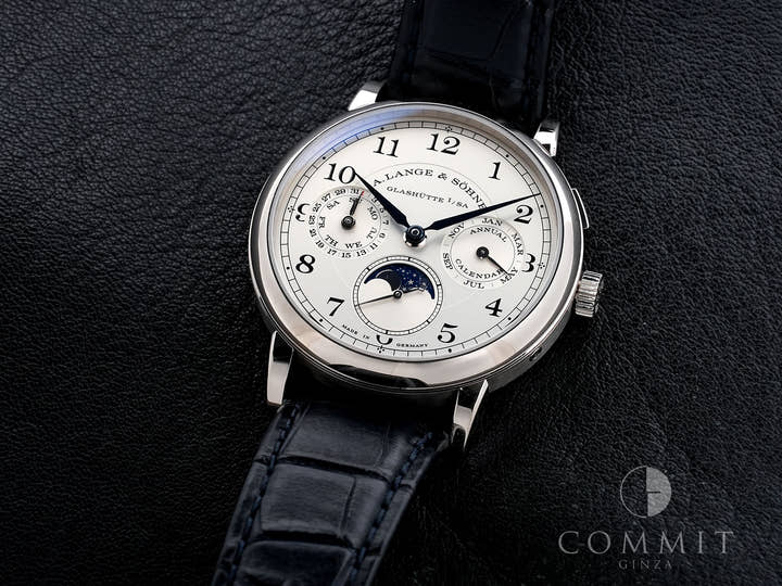 A. Lange & Söhne 1815 Annual Calendar Ref. 238.026 White Gold Silver Dial Pre-owned w7z8zs8z