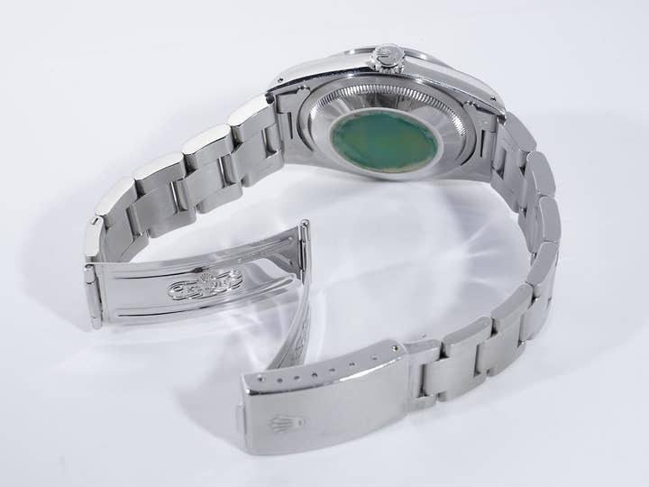 Pre-owned Rolex Explorer I Ref. 14270 Stainless Steel Black Dial Oyster Bracelet ba6ruwmy