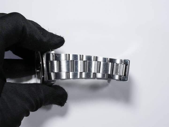 Pre-owned Rolex Explorer I Ref. 14270 Stainless Steel Black Dial Oyster Bracelet ba6ruwmy