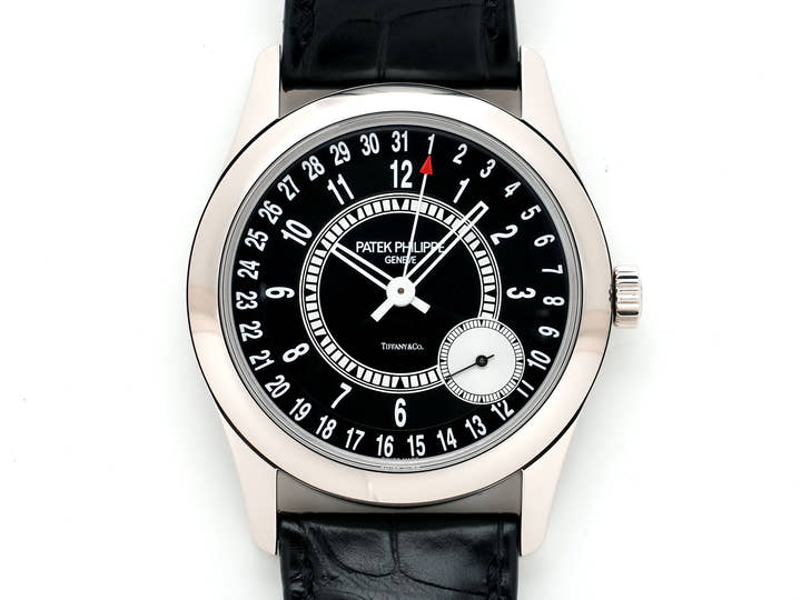Patek Philippe Calatrava Tiffany Ref. 6006G-001 White Gold Black Dial Excellent Condition zfrktd4o