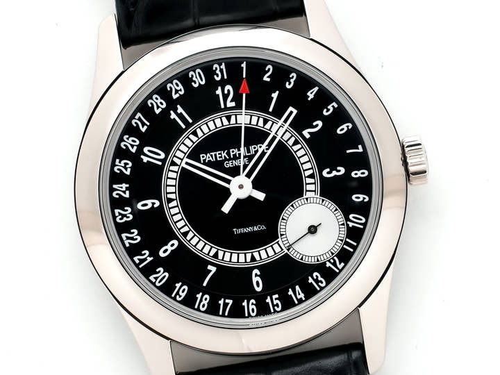 Patek Philippe Calatrava Tiffany Ref. 6006G-001 White Gold Black Dial Excellent Condition zfrktd4o
