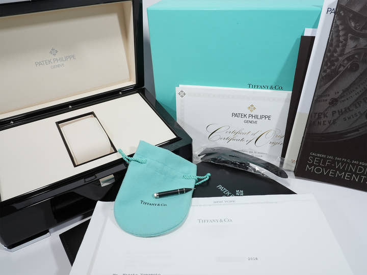 Patek Philippe Calatrava Tiffany Ref. 6006G-001 White Gold Black Dial Excellent Condition zfrktd4o