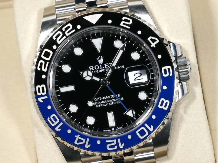ロレックス GMTマスターII Ref.126710BLNR ステンレススチール ブラック文字盤 ジュビリーブレスレット 未使用 e629ekgc