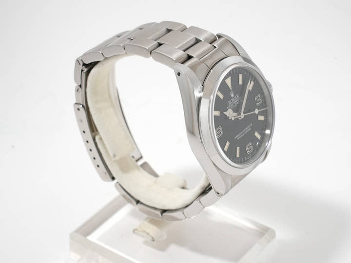 Rolex Explorer I Ref. 14270 Stainless Steel Black Dial Oyster Bracelet Excellent Condition go5agaxu