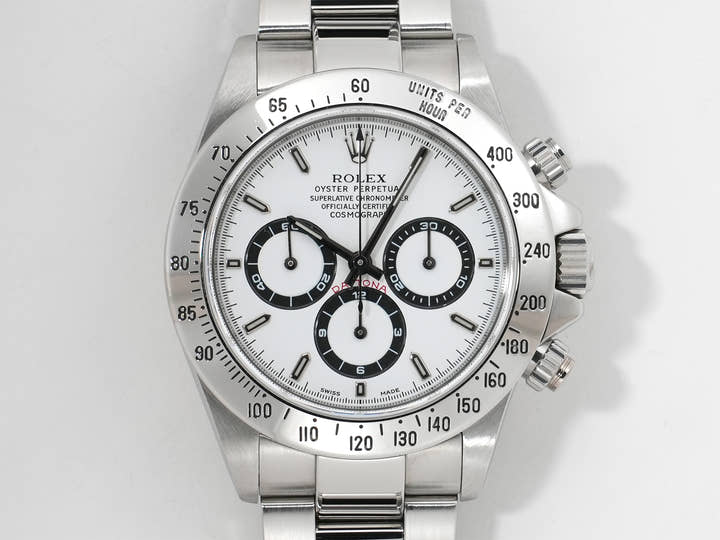 ロレックス デイトナ エルプリメロ Ref.16520 ステンレススチール ホワイト文字盤 中古 cyma5jtk