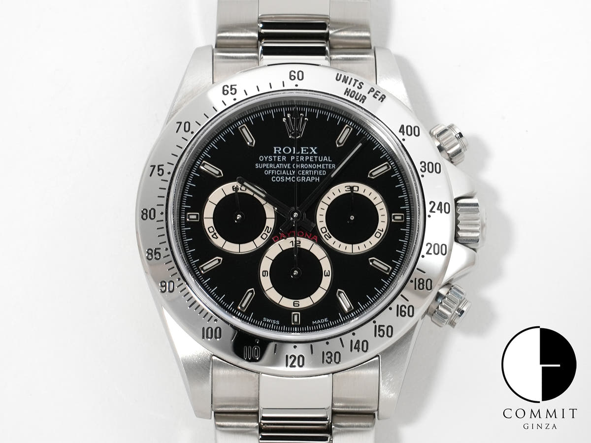 ロレックス デイトナ エルプリメロ Ref.16520 ステンレススチール ブラック文字盤 中古 52uyw6ss