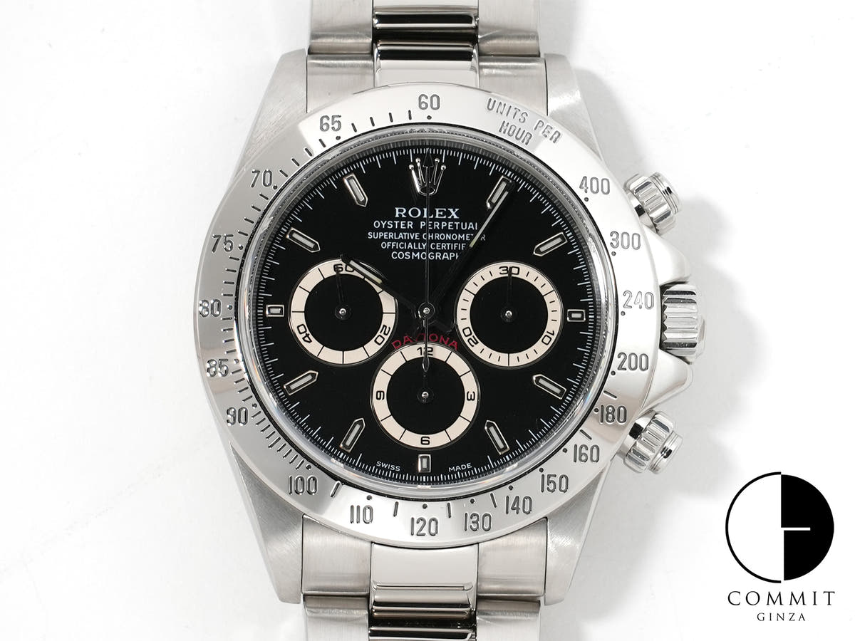 ロレックス デイトナ エルプリメロ Ref.16520 ステンレススチール ブラック文字盤 中古 m5otyoe9