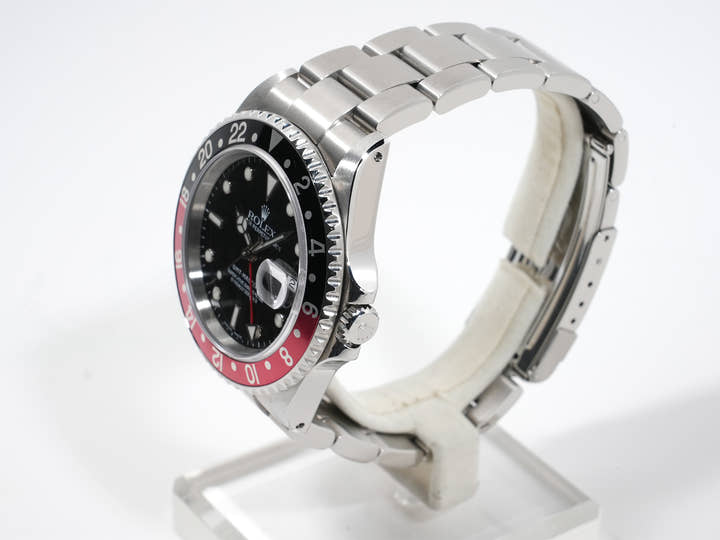 ロレックス GMTマスターII Ref.16710 ステンレススチール ブラック文字盤 オイスターブレスレット 美中古 82x258r5