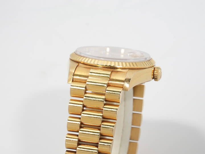 ロレックス デイデイト36 Ref.18238A イエローゴールド シャンパンx10Pダイヤ文字盤 中古 8fno4e73