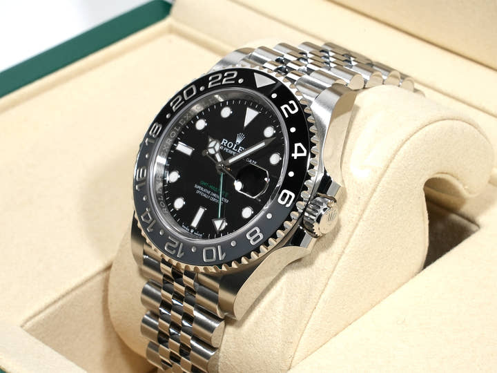 ロレックス GMTマスターII Ref.126710GRNR ステンレススチール ブラック文字盤 ジュビリーブレスレット 未使用 i9avfhrm