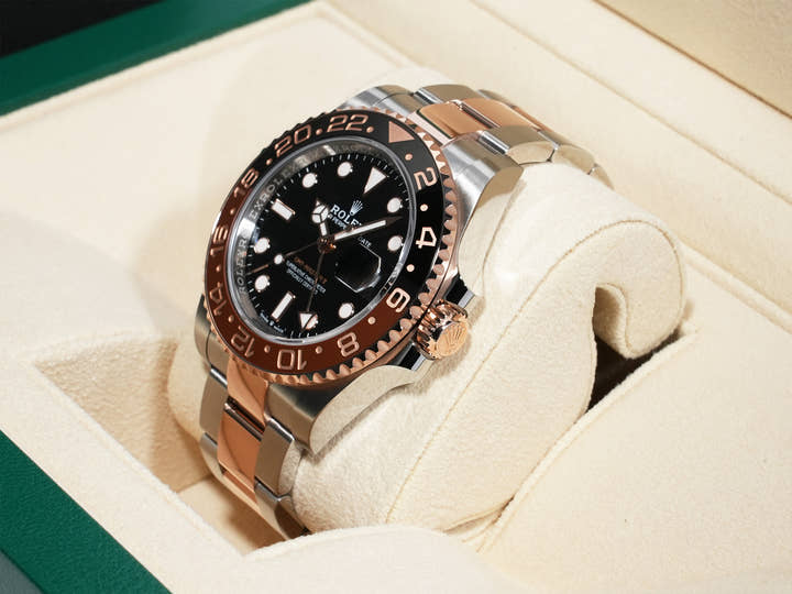 ロレックス GMTマスターII Ref.126711CHNR ステンレススチール/エバーローズゴールド ブラック文字盤 オイスターブレスレット 未使用 mue5xhsn
