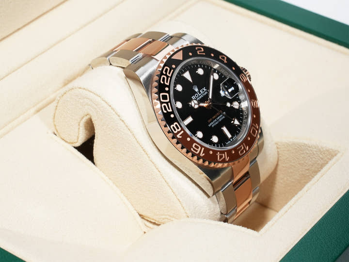 ロレックス GMTマスターII Ref.126711CHNR ステンレススチール/エバーローズゴールド ブラック文字盤 オイスターブレスレット 未使用 mue5xhsn