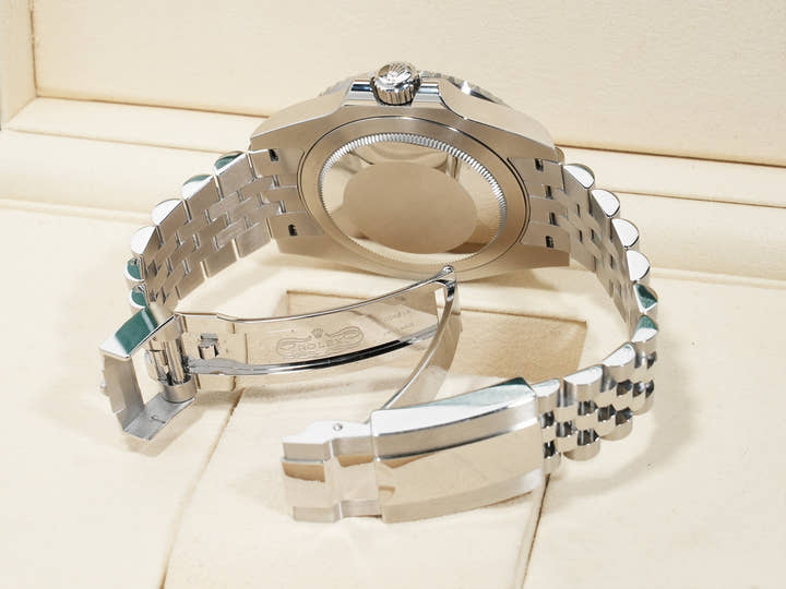 ロレックス GMTマスターII Ref.126710BLRO ステンレススチール ブラック文字盤 ジュビリーブレスレット 美中古 px2bgn3m