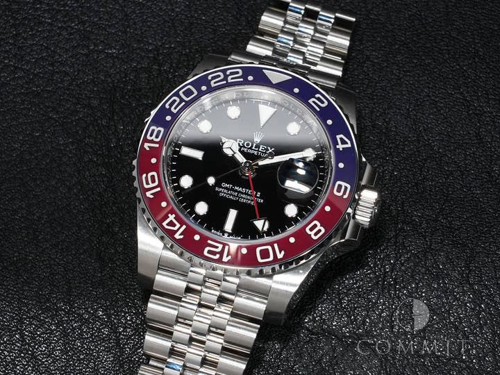 ロレックス GMTマスターII Ref.126710BLRO ステンレススチール ブラック文字盤 ジュビリーブレスレット 美中古 px2bgn3m