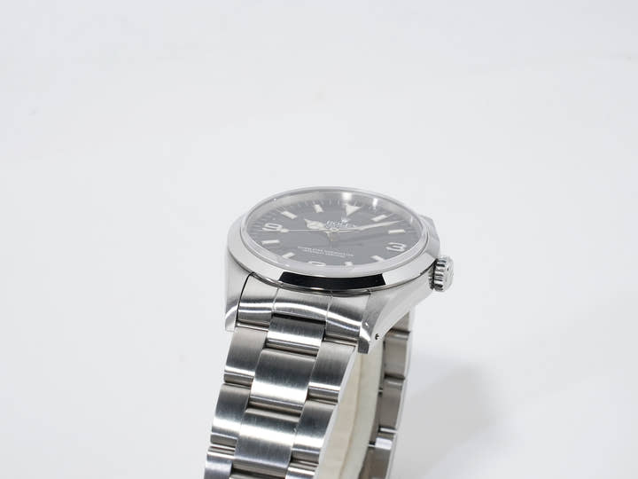 ロレックス エクスプローラーI Ref.14270 ステンレススチール ブラック文字盤 オイスターブレスレット 美中古 t8wafxg5