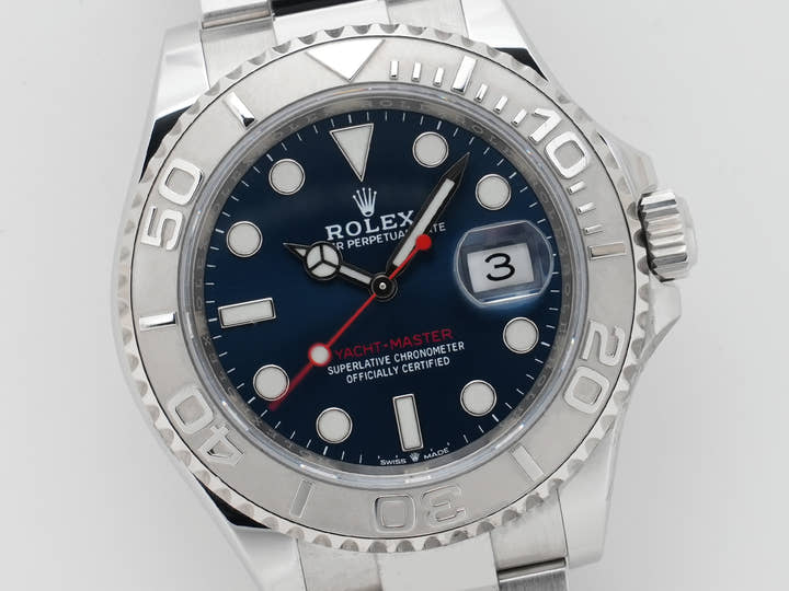ロレックス ヨットマスター40 Ref.126622 ステンレススチール/プラチナ ブライトブルー文字盤 中古 arrv5fgb