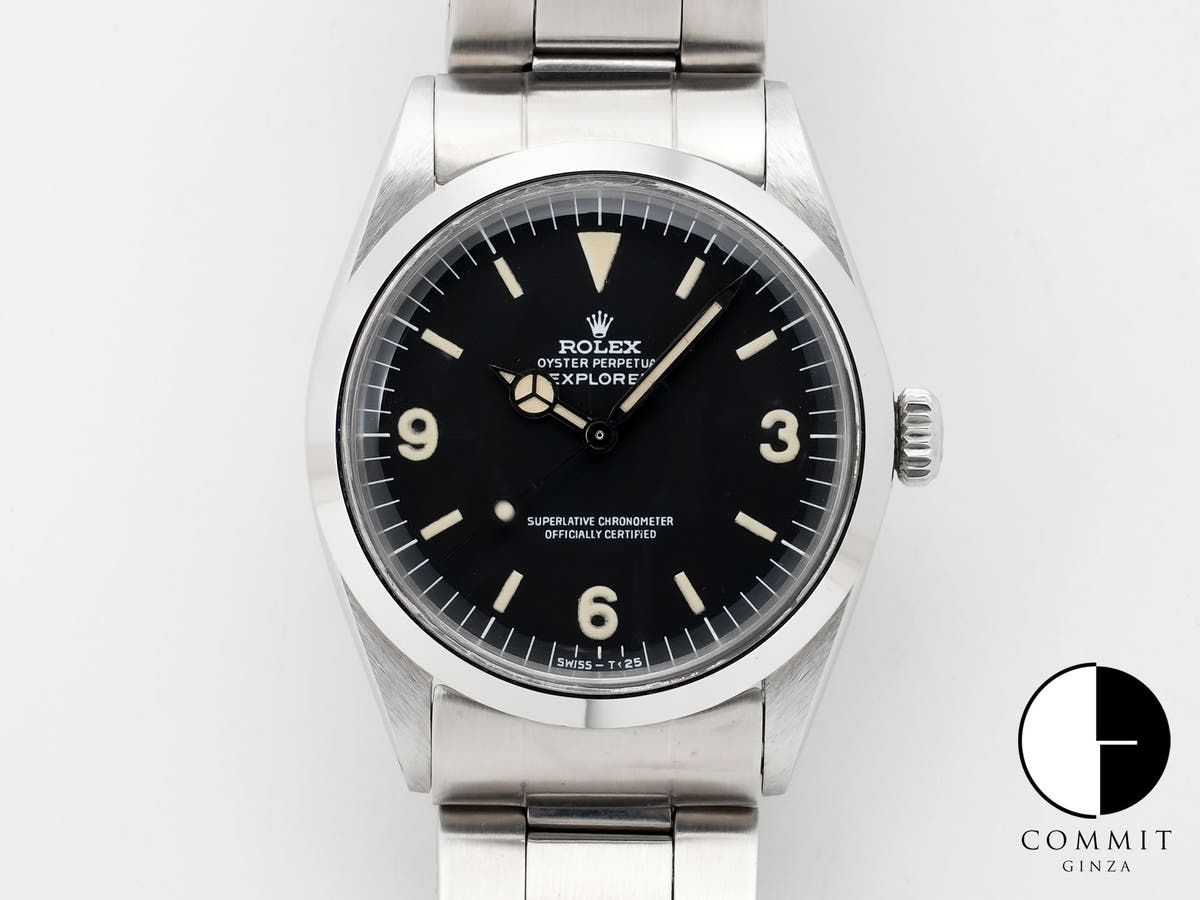 ロレックス エクスプローラーI Ref.1016 ステンレススチール ブラック文字盤 中古 d8yvbse5
