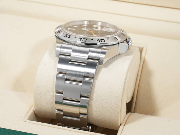 ロレックス エクスプローラーII Ref.226570 ステンレススチール ブラック文字盤 オイスターブレスレット 中古 iy7wfykm