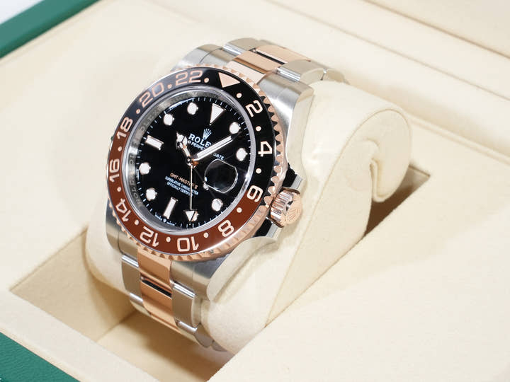 ロレックス GMTマスターII Ref.126711CHNR ステンレススチール/エバーローズゴールド ブラック文字盤 オイスターブレスレット 未使用 x8thfxvc