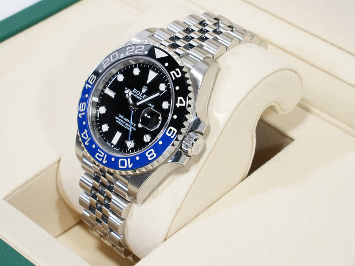 ロレックス GMTマスターII Ref.126710BLNR ステンレススチール ブラック文字盤 ジュビリーブレスレット 未使用 i9wyyybm