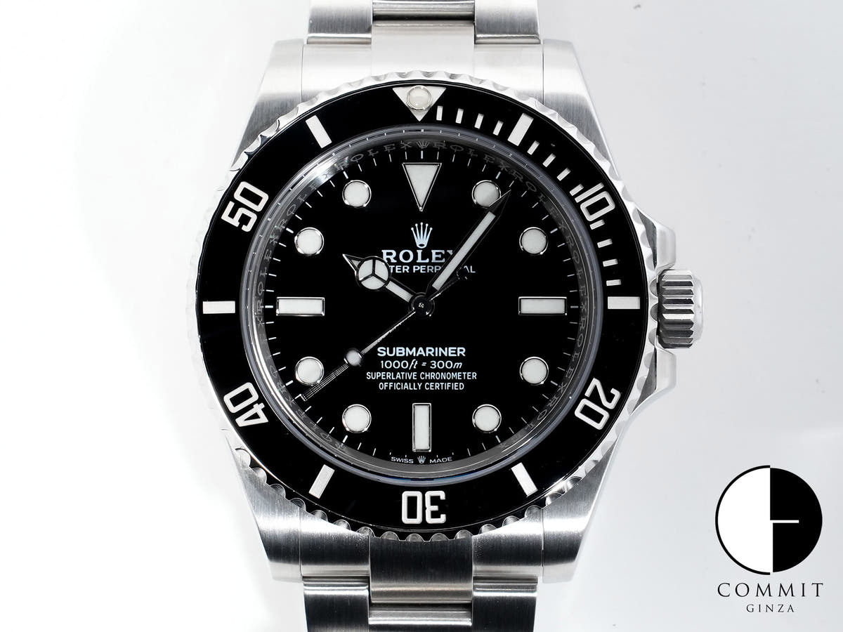 ロレックス サブマリーナー ノンデイト Ref.124060 ステンレススチール ブラック文字盤 中古 4uvj6u5m