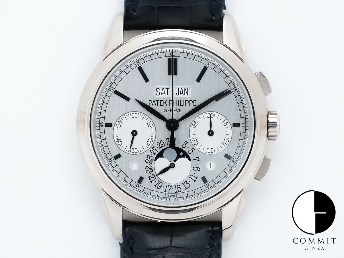 パテックフィリップ パーペチュアルカレンダー クロノグラフ Ref.5270G-001 ホワイトゴールド シルバー文字盤 中古 yq9nd4ks