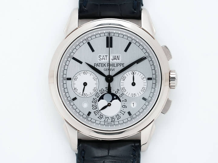 パテックフィリップ パーペチュアルカレンダー クロノグラフ Ref.5270G-001 ホワイトゴールド シルバー文字盤 中古 yq9nd4ks