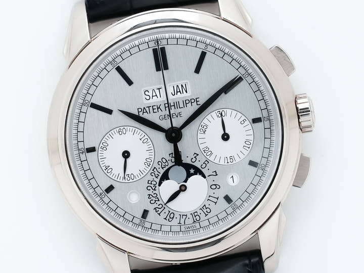 パテックフィリップ パーペチュアルカレンダー クロノグラフ Ref.5270G-001 ホワイトゴールド シルバー文字盤 中古 yq9nd4ks